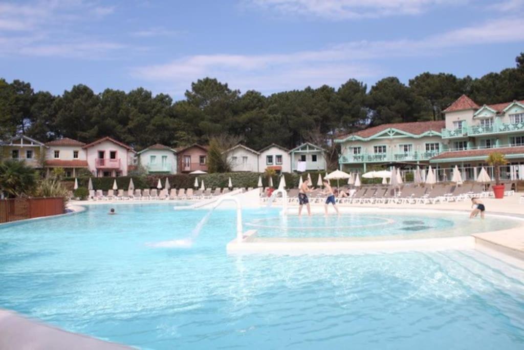Appart' Dans Les Pins, Ocean, Lac, Piscine Lacanau Bagian luar foto