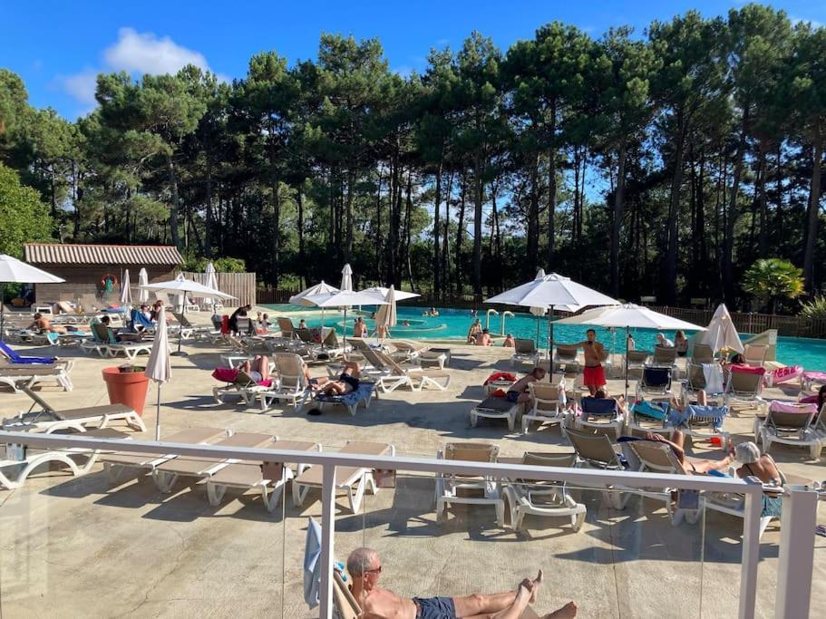 Appart' Dans Les Pins, Ocean, Lac, Piscine Lacanau Bagian luar foto