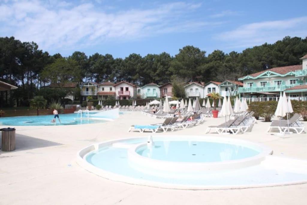 Appart' Dans Les Pins, Ocean, Lac, Piscine Lacanau Bagian luar foto